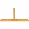 Ekena Millwork Portland Rough Sawn Timber Gable Bracket, Western Red Cedar, 84"W x 56"H x 4"D x 6"F, 16/12 Pitch GBW084X56X0406POR00RWR - alternate 3